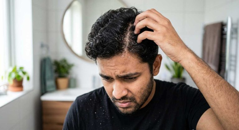 man-dandruff